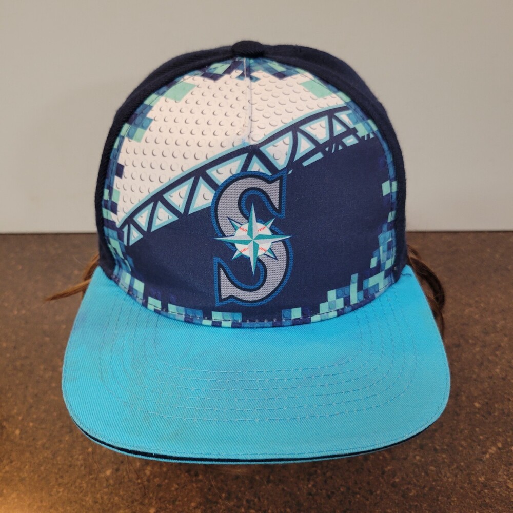 MLB Seattle Mariners Kids Club Melonwear Baseball Cap Kids Multi Adjustable Hat